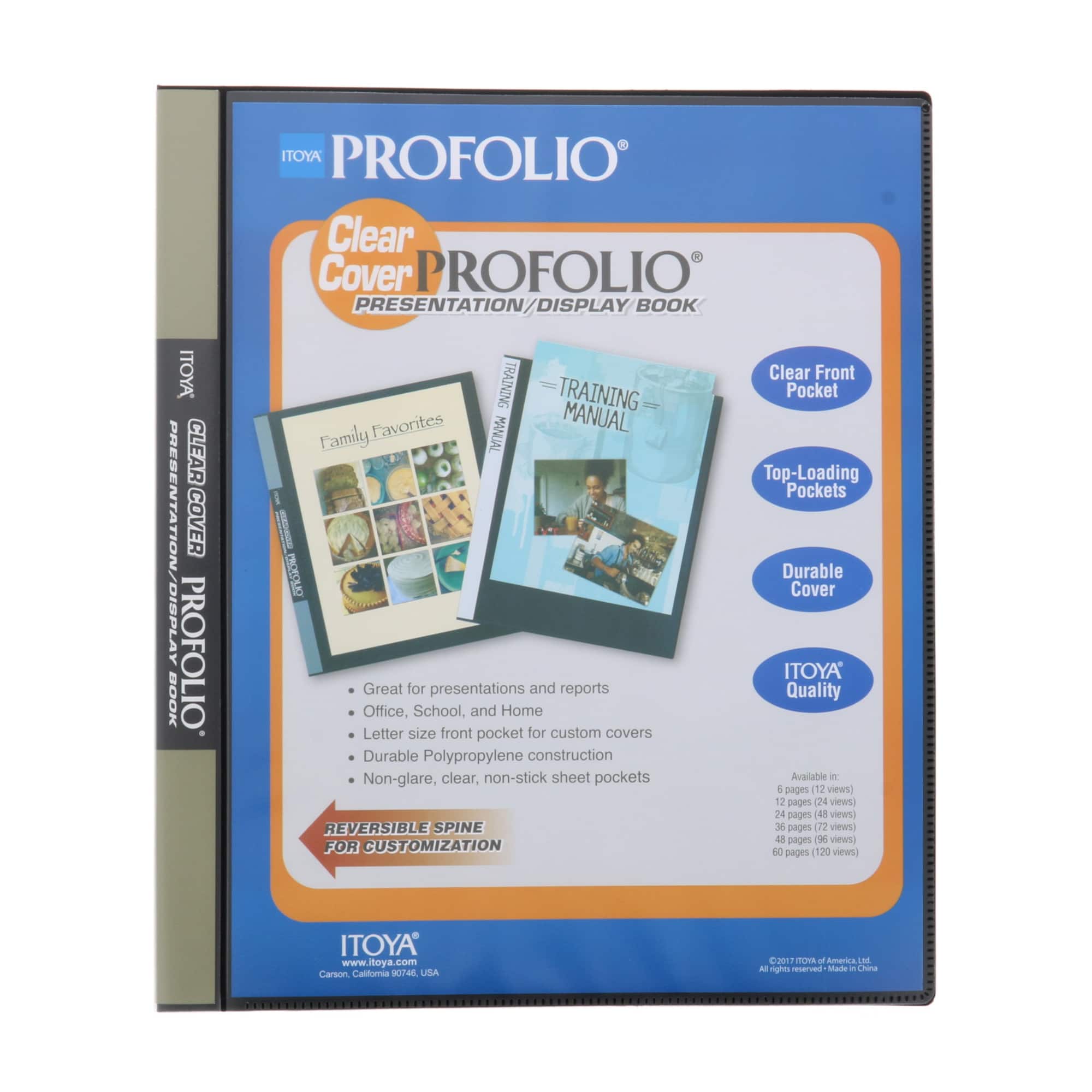 Itoya® Clear Cover Profolio